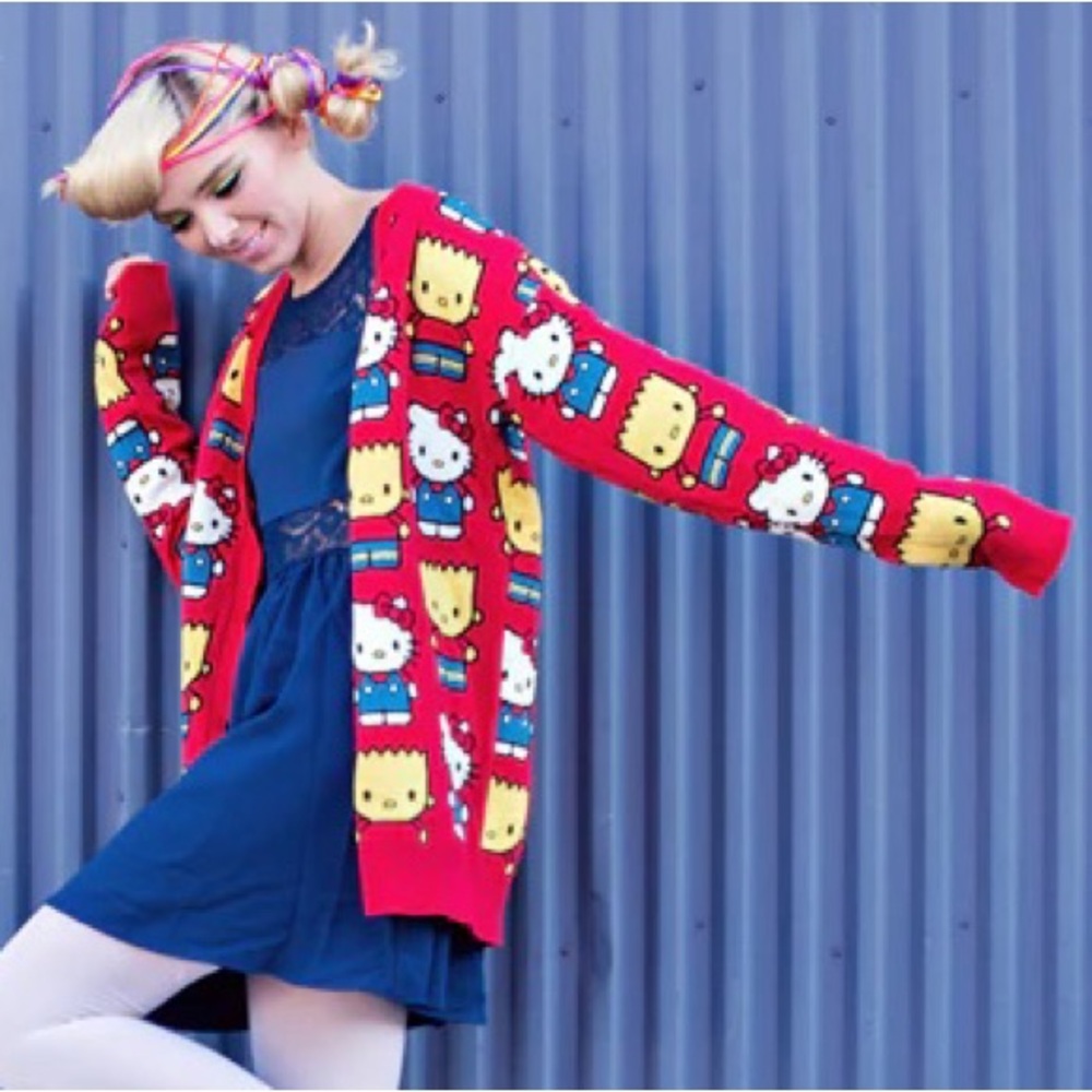 Hello Kitty & Bart Cardigan by JapanLA